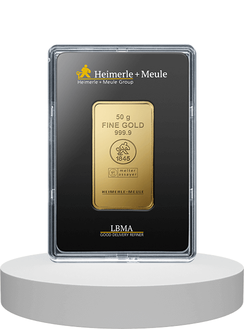 50 Gramm Goldbarren (Geprägt) (50,00 Gramm)