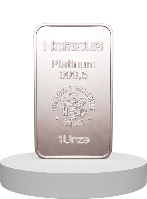31,1 Gramm Platinbarren (31,10 Gramm)