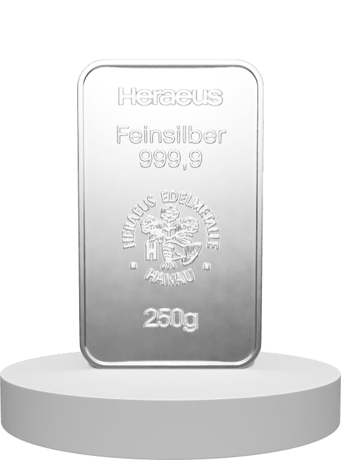 250 Gramm Silberbarren (250,00 Gramm)