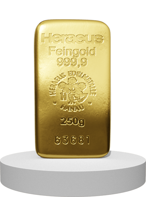 250 Gramm Goldbarren (250,00 Gramm)